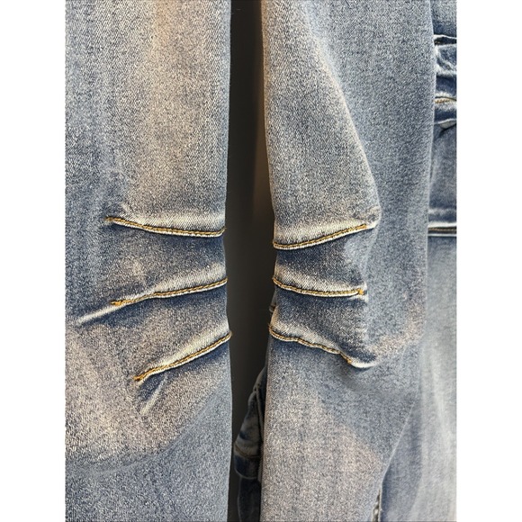 Daisy Y2K Cargo Industrial Grunge Edgy Women's Distressed Wide Leg Utility M - Picture 13 of 16